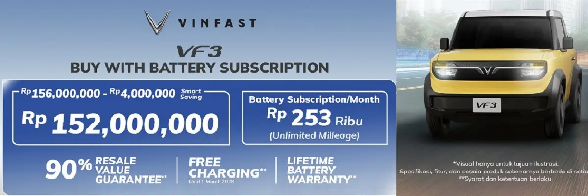Promo Vinfast VF3 Karawaci - Vinfast Karawaci 2026